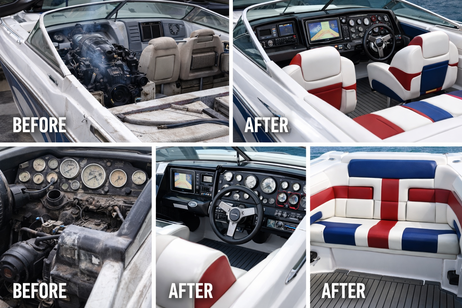 After Boat Detailing and Service in Fort Myer, Cape Coral
