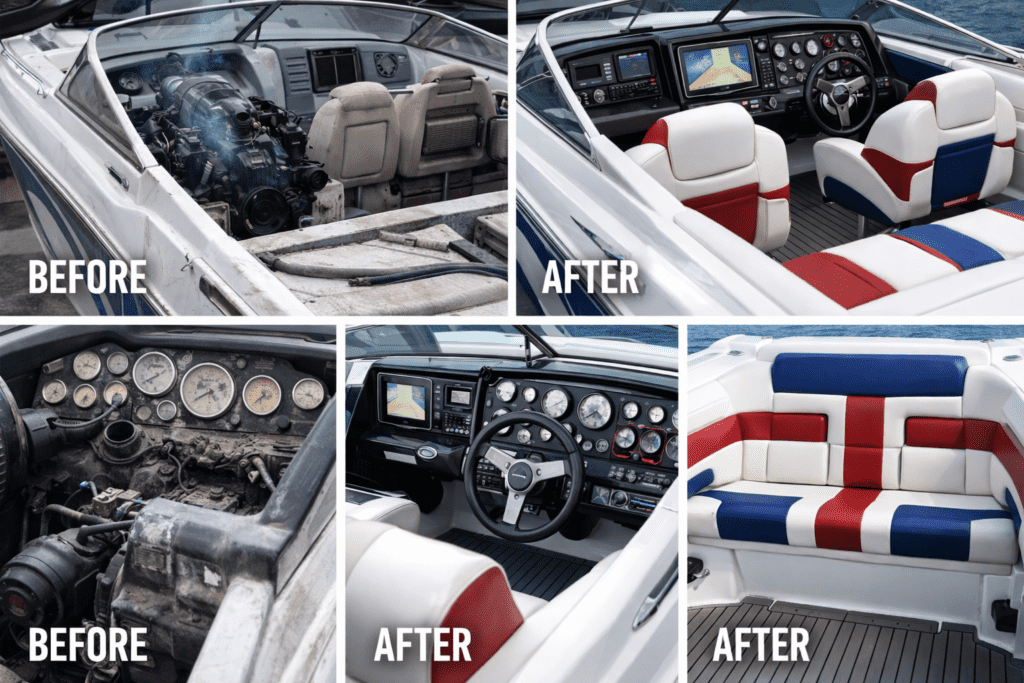 After Boat Detailing and Service in Fort Myer, Cape Coral